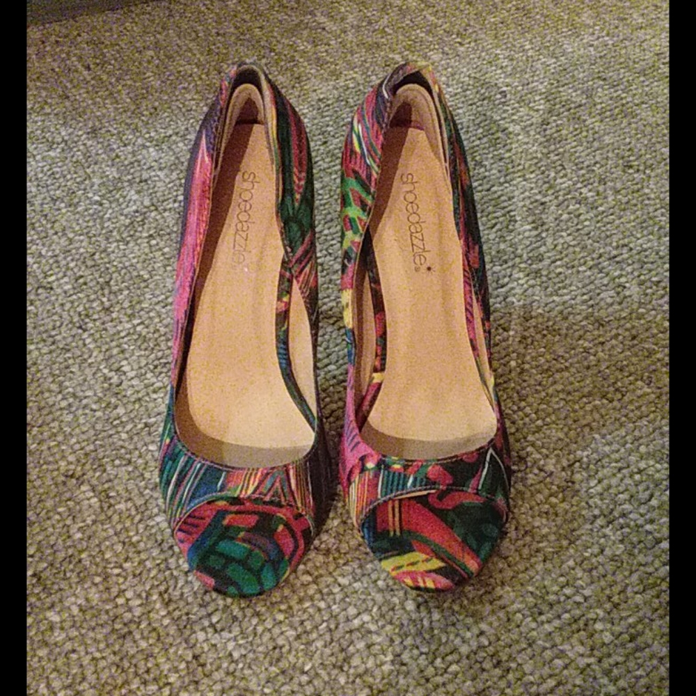 Multicolored stilettos